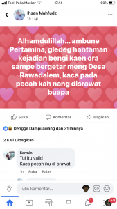 Foto tangkapan layar Facebook, diambil pada 5 April 2021.